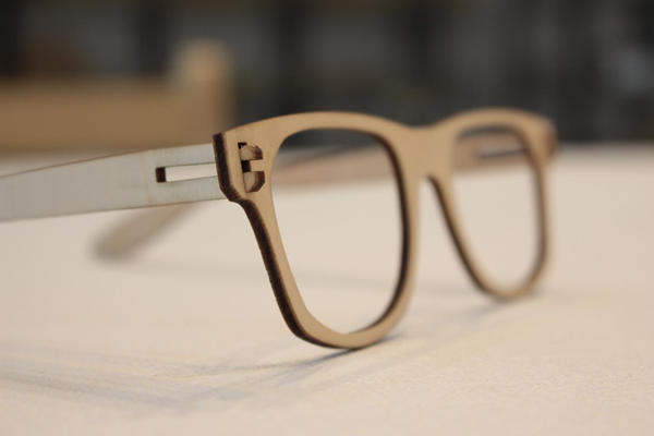 激光切割设计图 |制作潮流时尚木质眼镜